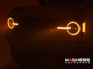 Ford Bronco LED Headlights - Halo DRL Ford Bronco LED Headlights - Halo DRL